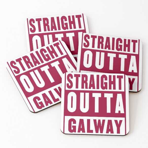 Item preview, straight outta galway - white designed and sold by fooleproof.