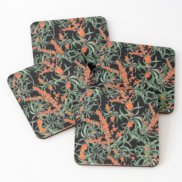 Item preview, Sea buckthorn berry pattern designed and sold by RoyalPeople.