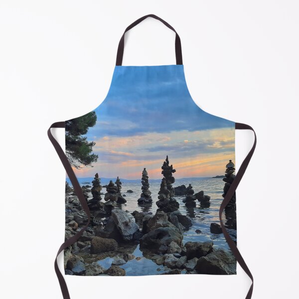 Item preview, Stone formation by the sea in sunset - landscape Croatia designed and sold by TM-Multidesign.