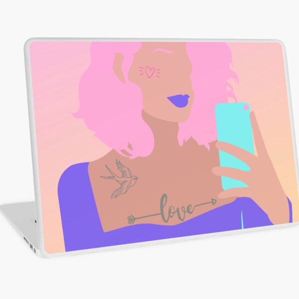 Queen of Instagram Laptop Skin