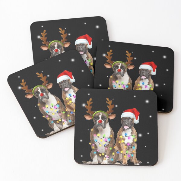 Item preview, Boxer Christmas Reindeer Dog Lover designed and sold by MarcelaSoto.