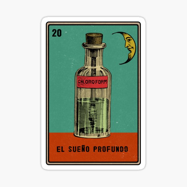 Item preview, Vintage Loteria Chloroform designed and sold by Kujo Dangerous Vintage.
