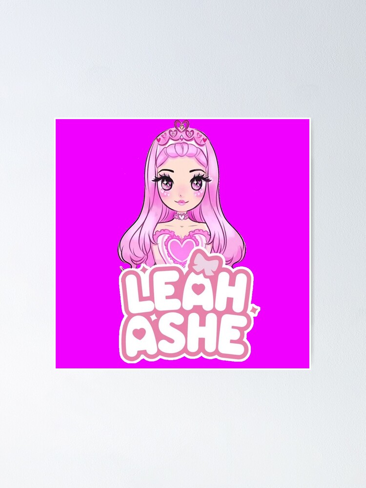 Leah Ashe Army Roblox Neon Pink Poster By Totkisha1 Redbubble - roblox neon texture