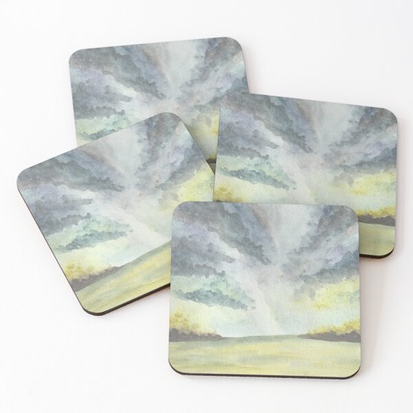 Item preview, Watercolor "Dark Landscape" designed and sold by Sonderblume.