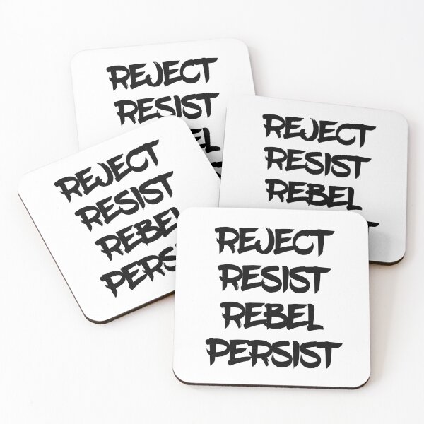 Item preview, Reject resist rebel persist  designed and sold by Md1982.