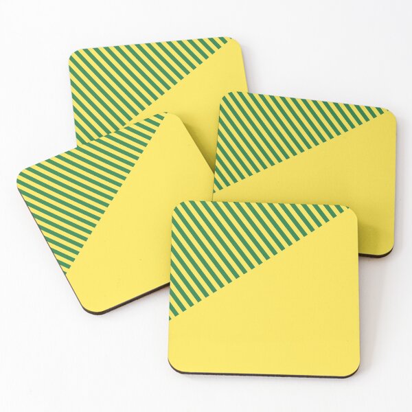 Item preview, Norwich City 1989 - 1992 Retro Green & Yellow Stripes  designed and sold by Sporting Colour.