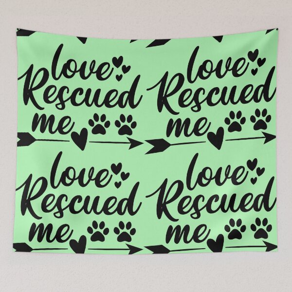 Item preview, Love rescued me designed and sold by yassiny.