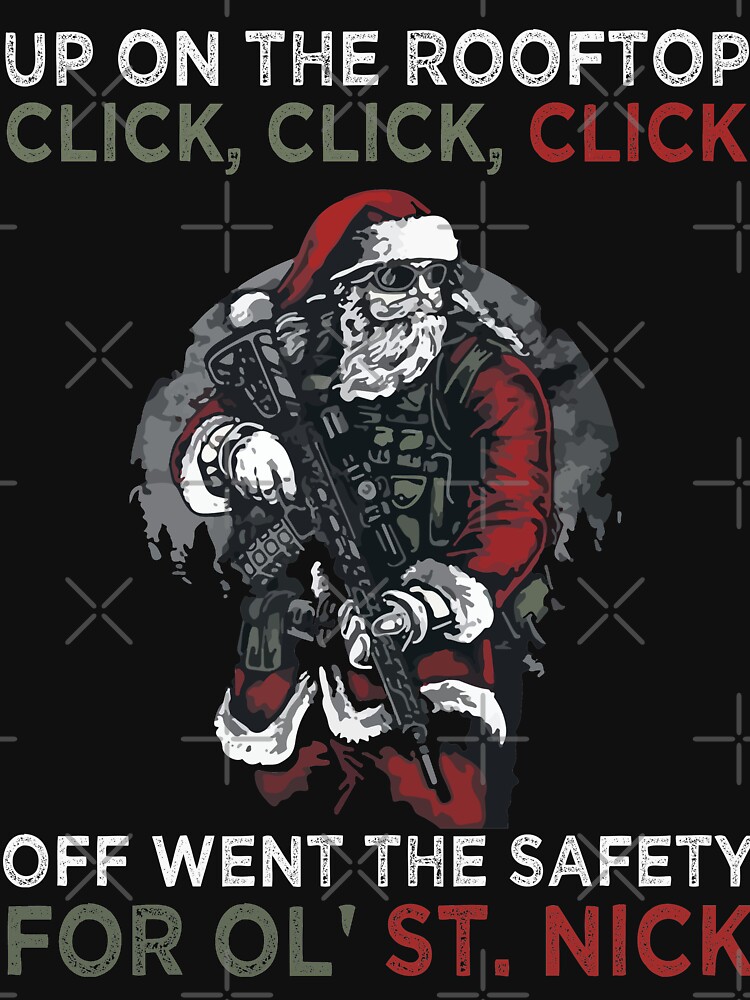 santa click click click shirt