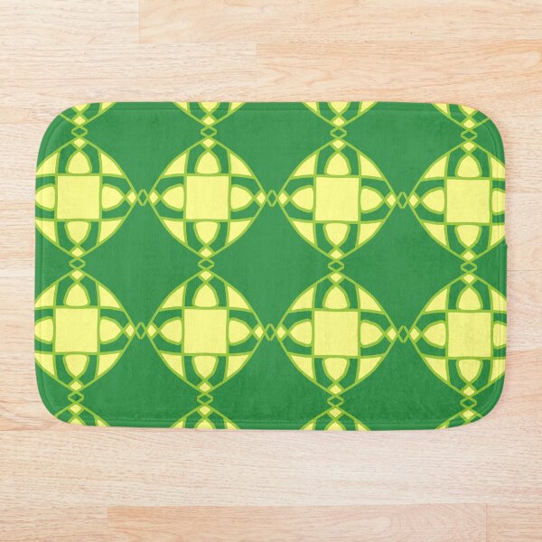 Item preview, yellow light sunny green mint olive forest mandala seamless pattern floral creative design background illustration designed and sold by GoArdWork.