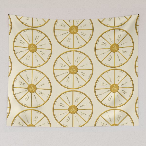 Item preview, Druid (Celtic) Wheel of the Year designed and sold by Prints4Pagans.