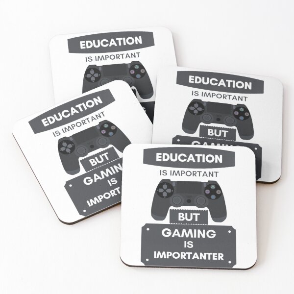 Item preview, Education is important but gaming is importanter	 designed and sold by Aesthynova.
