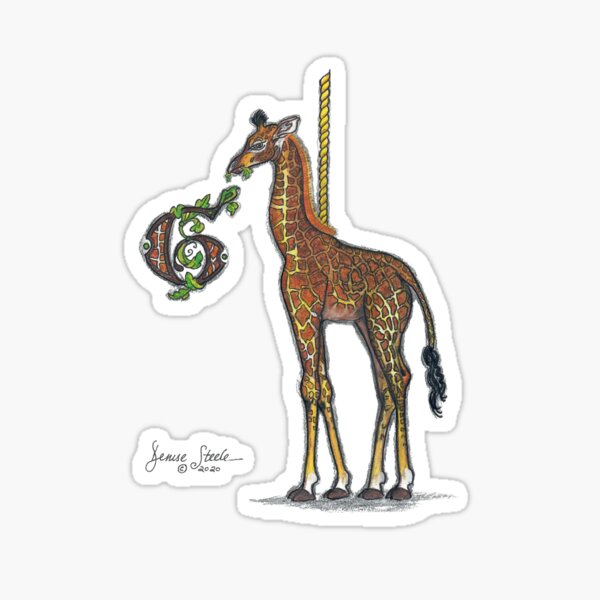 G is for Giraffe! Sticker