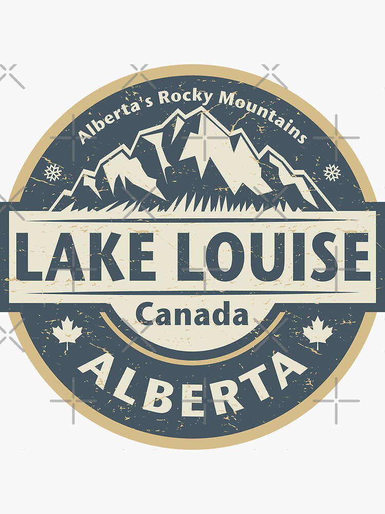 "Lake Louise, Alberta, Canada" Sticker for Sale by studio838 Redbubble