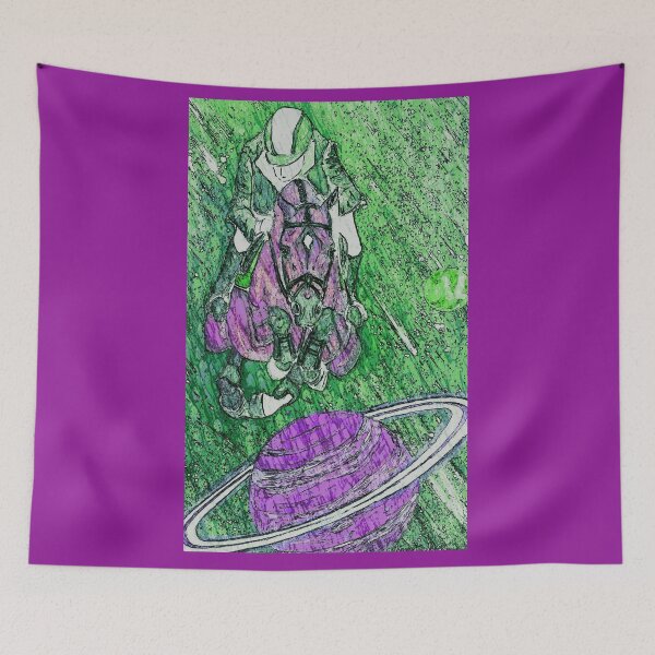 Item preview, Show jumping fantasy green purple painting designed and sold by horseaddicted.