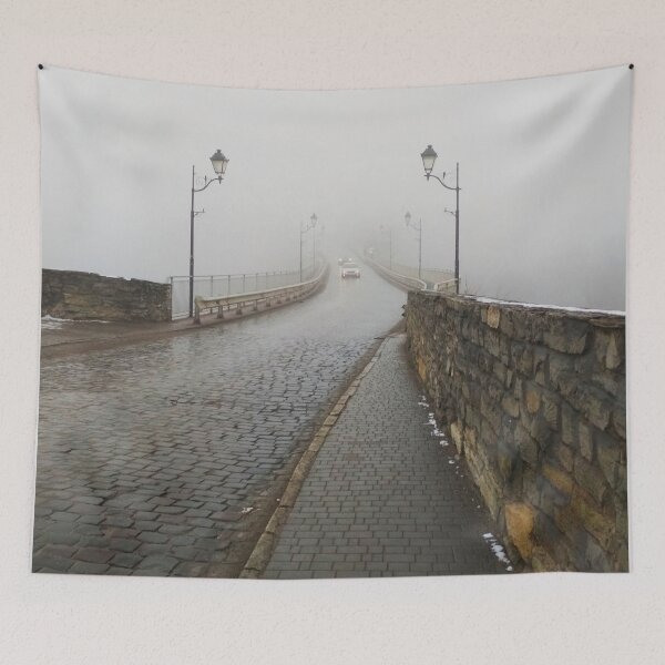 Item preview, Misty bridge leading to nowhere designed and sold by helenkaiy.