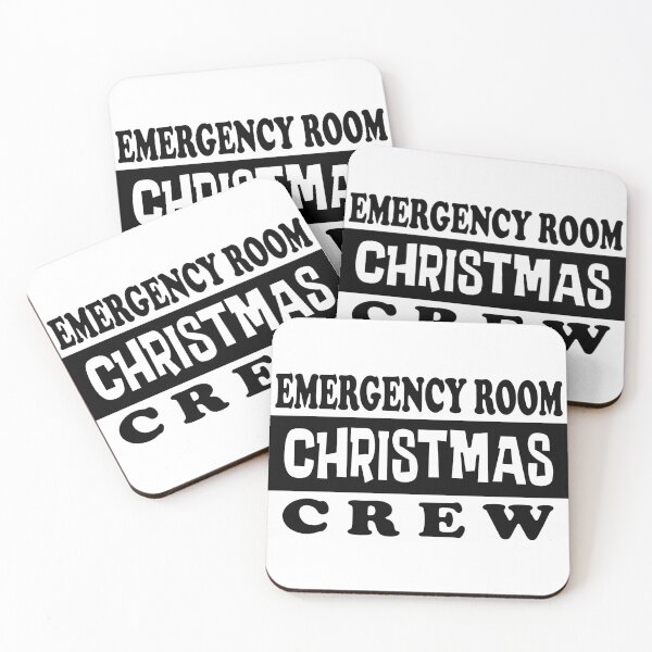 Item preview, Emergency Room Christmas Crew Essential Classic Sticker And Shirt Design designed and sold by Glike.