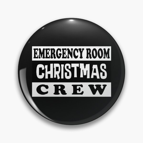 Item preview, Emergency Room Christmas Crew Essential Classic Sticker And Shirt Design designed and sold by Glike.