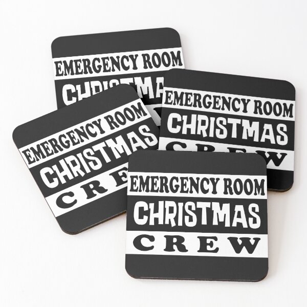 Item preview, Emergency Room Christmas Crew Essential Classic Sticker And Shirt Design designed and sold by Glike.
