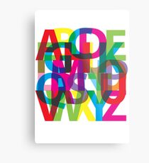 alphabet Metal Print