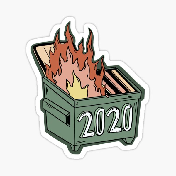 Aperçu de l'œuvre Feu de poubelle 2020 créée et vendue par dtlstudio.