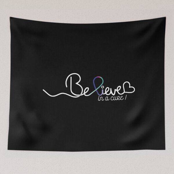 Item preview, Believe- Thyroid Cancer Awareness Gifts for Women Thyroid Cancer Support Ribbon designed and sold by Awarenessshop.