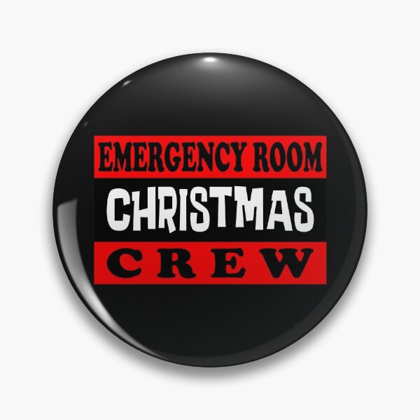 Item preview, Emergency Room Christmas Crew Essential Classic Sticker And Shirt Design designed and sold by Glike.