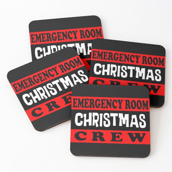 Item preview, Emergency Room Christmas Crew Essential Classic Sticker And Shirt Design designed and sold by Glike.