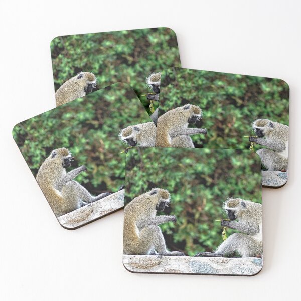 Item preview, Vervet Monkeys Eating Bananas designed and sold by worldways.