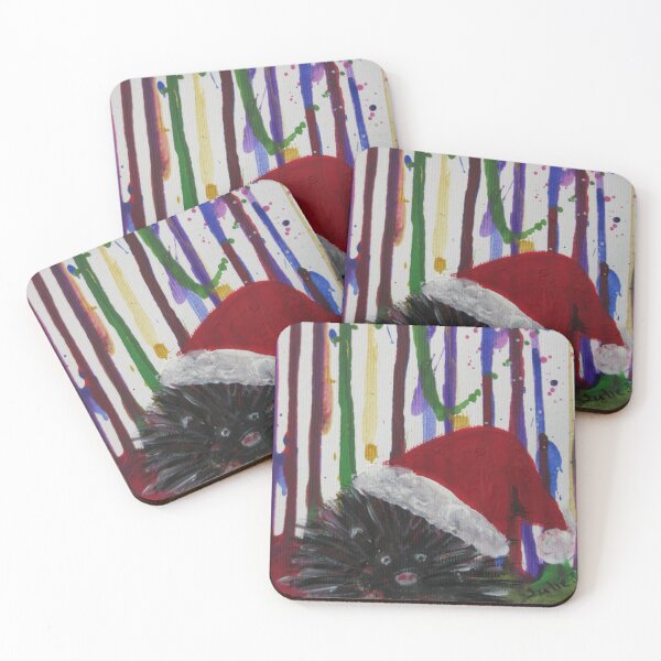 Item preview, Happy Christmas Hedgehog designed and sold by Juliejart.