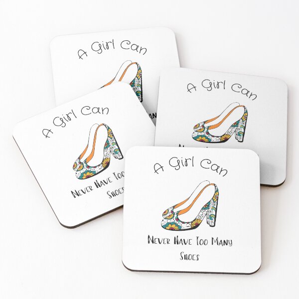 Item preview, Funny Horse Lover Too Many,A Girl Can Never Have Too Many Shoes, designed and sold by piskwi.