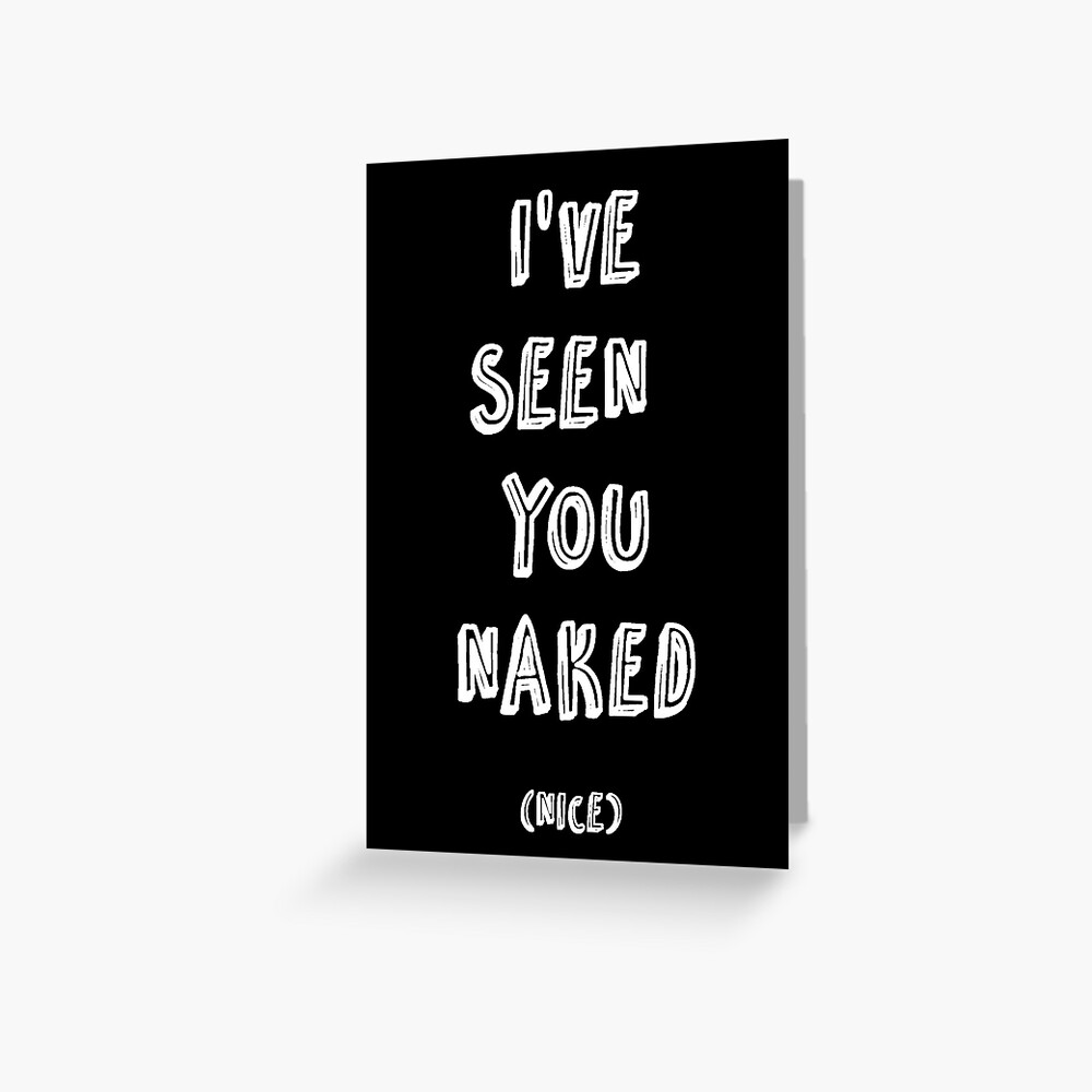 Valentines Day Naked Greeting Card By Harmonks Redbubble