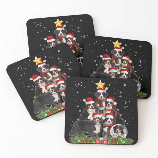 Item preview, Funny Bernese Mountain Dog Dog Christmas Tree designed and sold by MarcelaSoto.