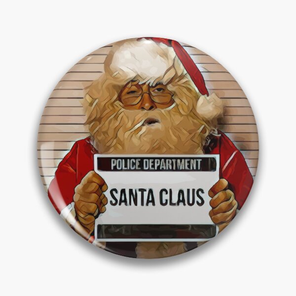 Item preview, Santa Claus Arrested - Merry Christmas And Happy New Year designed and sold by 6athed.