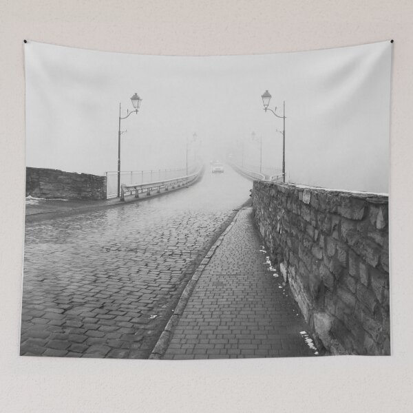 Item preview, Misty bridge leading to nowhere designed and sold by helenkaiy.
