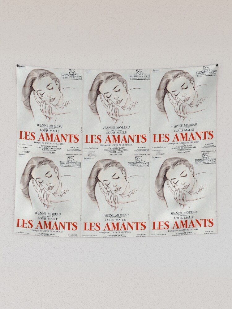 Les Amants (The Lovers) - Louis Malle - vintage French New Wave film poster  | Greeting Card