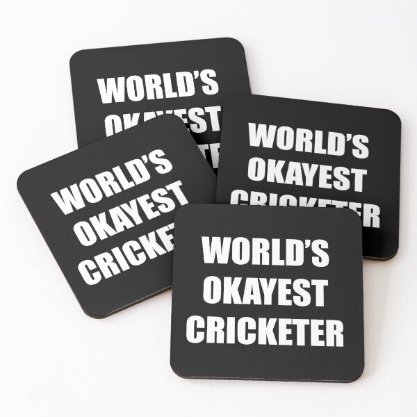 Item preview, World's Okayest Cricketer designed and sold by Adel Qasem.