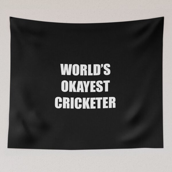 Item preview, World's Okayest Cricketer designed and sold by Adel Qasem.