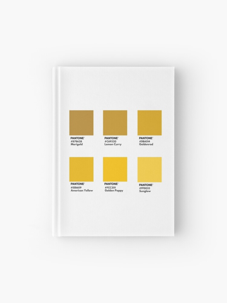 Golden Palette Pantone Color Swatch By Softlycarol