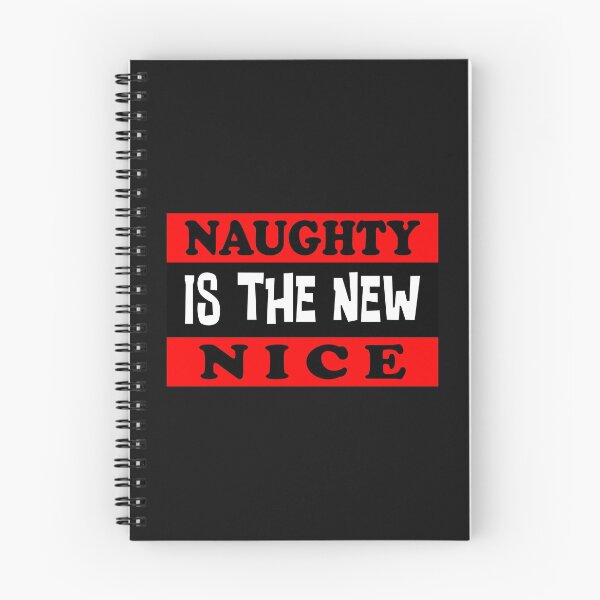 Item preview, Naughty Is The New Nice Essential Classic Sticker And Shirt Design designed and sold by Glike.