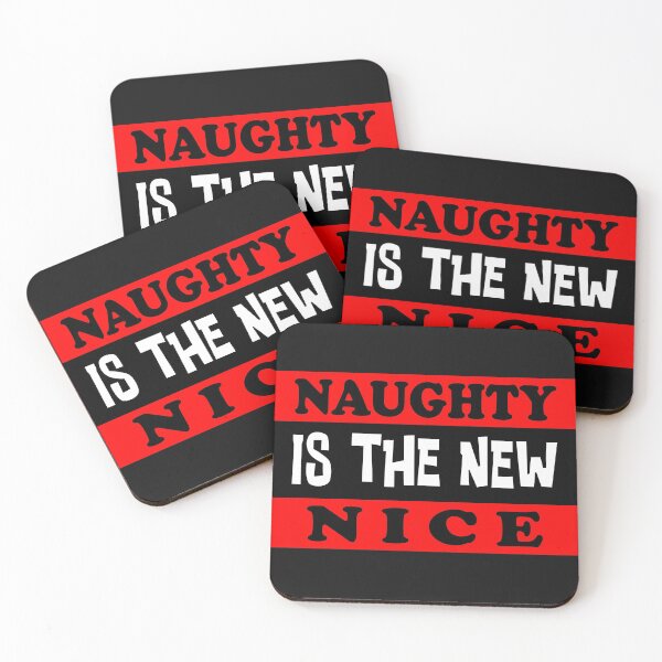 Item preview, Naughty Is The New Nice Essential Classic Sticker And Shirt Design designed and sold by Glike.