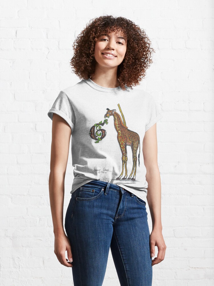 Alternate view of G is for Giraffe! Classic T-Shirt