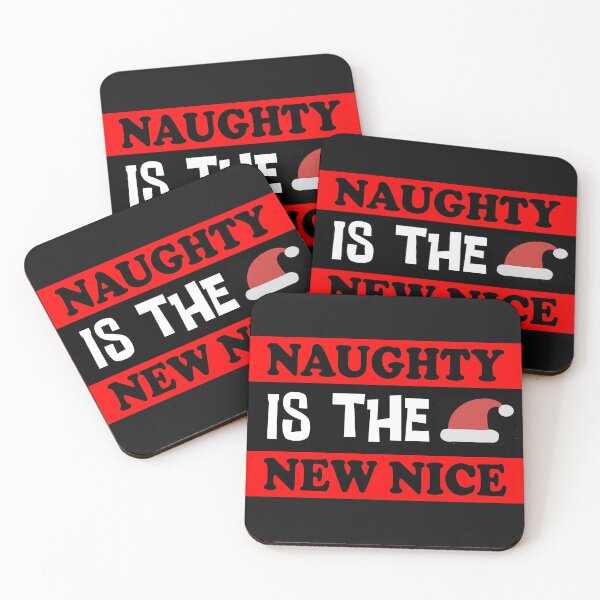 Item preview, Naughty Is The New Nice Essential Classic Sticker And Shirt Design designed and sold by Glike.