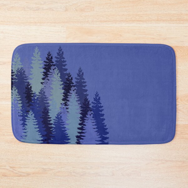 Item preview, Blue Christmas Pine trees designed and sold by DiensDesign.
