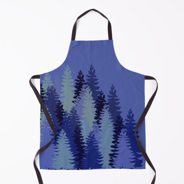 Item preview, Blue Christmas Pine trees designed and sold by DiensDesign.