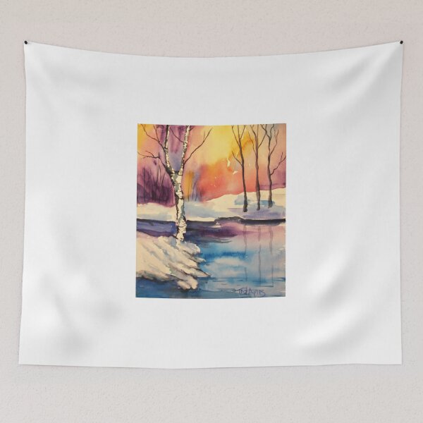 Item preview, Lone Winter Birch designed and sold by CanvasandSoul.