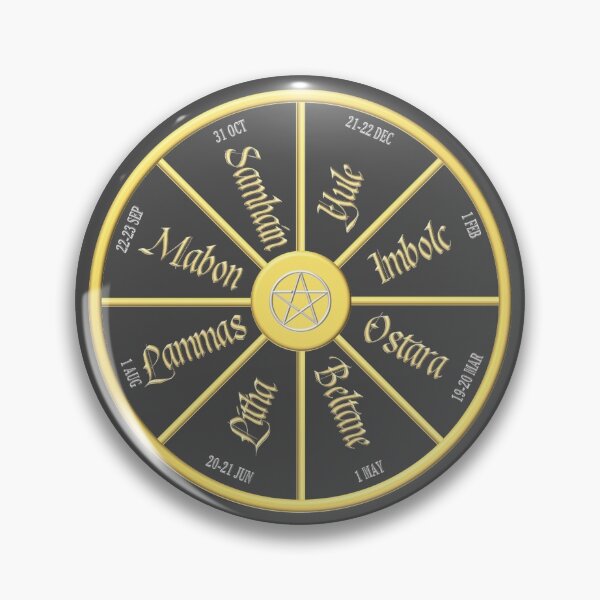 Item preview, Wiccan/Pagan Wheel of the Year designed and sold by Prints4Pagans.