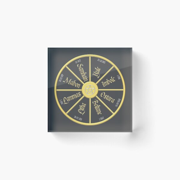 Item preview, Wiccan/Pagan Wheel of the Year designed and sold by Prints4Pagans.
