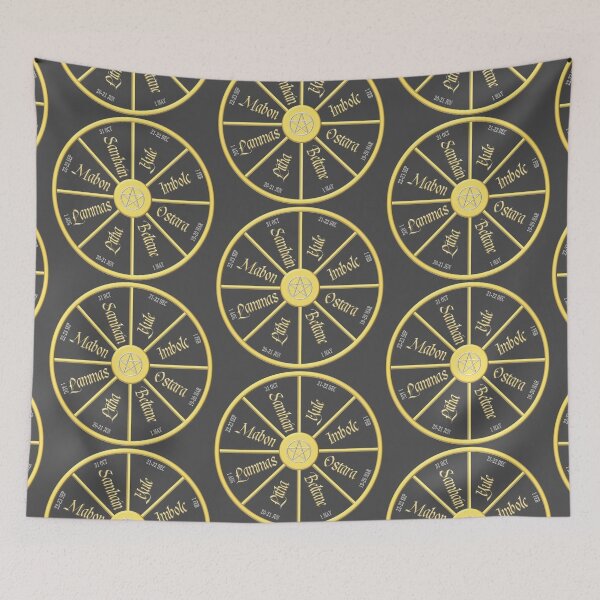 Item preview, Wiccan/Pagan Wheel of the Year designed and sold by Prints4Pagans.