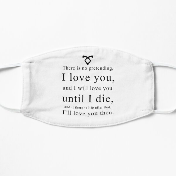 Jace Wayland - Love Quote Flat Mask