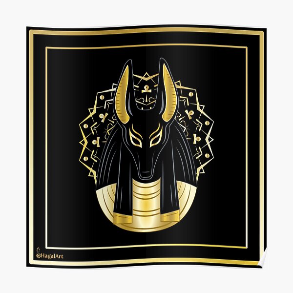 Anubis egyptian god of the afterlife Poster